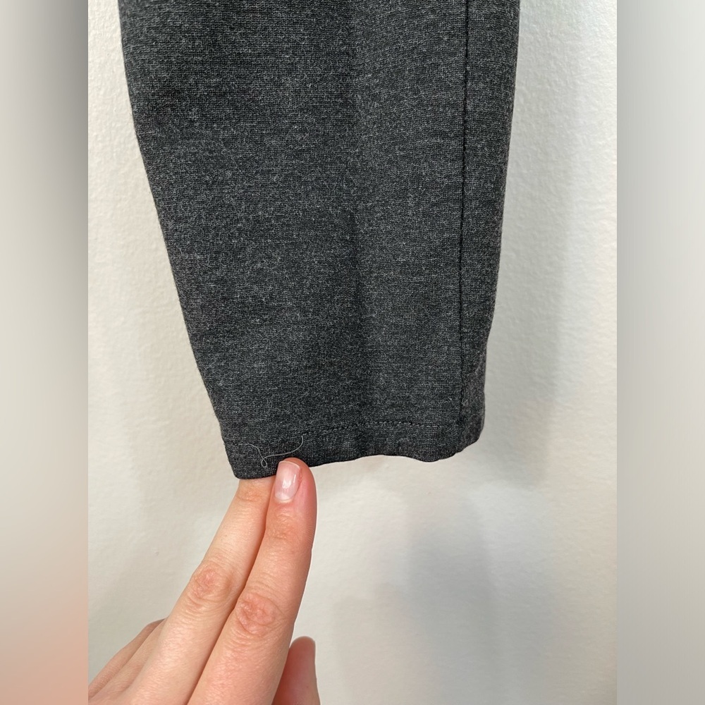 J. Crew Pixie Pant Ponte Knit Seam Stretch Tapered Legging Charcoal Gray 4R - Picture 7 of 16